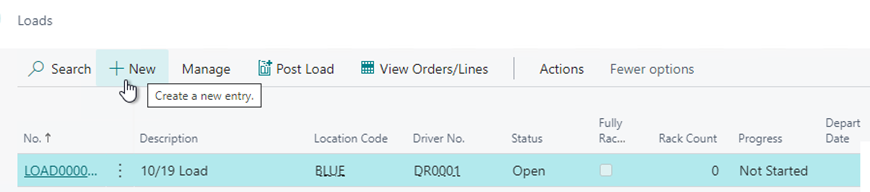 Load Dispatch Management
