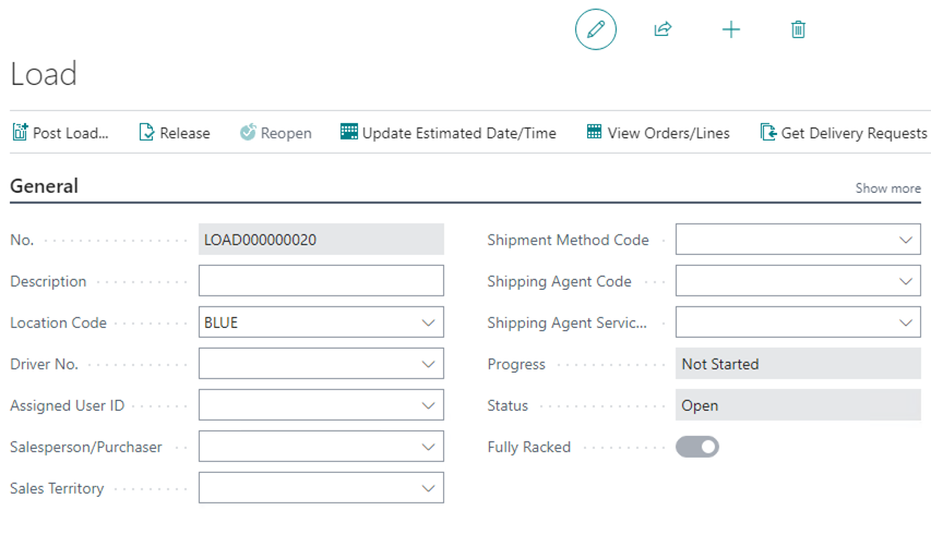 Load Dispatch Management