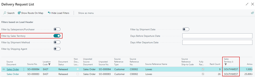 Load Dispatch Management