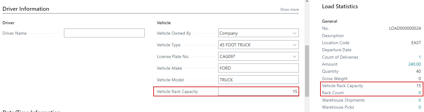 Load Dispatch Management
