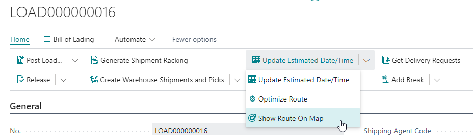 Load Dispatch Management