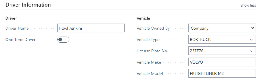 Load Dispatch Management